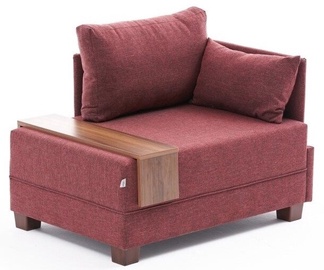 Dīvāns Hanah Home Fly Right, sarkana, labais, 100 x 75 cm x 80 cm