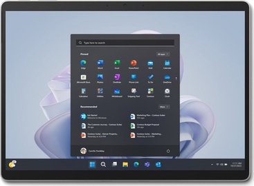 Nešiojamas kompiuteris Microsoft Surface Pro 9, Intel® Core™ i5-1245U, 16 GB, 256 GB, 13 ", Intel Iris Xe Graphics, platinos