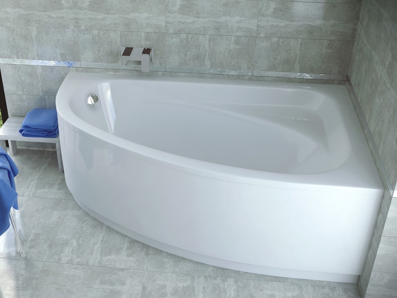 Vann, nurgaga Besco Cornea Comfort, 150 cm x 100 cm x 58.5 cm, parempoolne