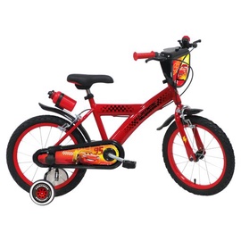 Bērnu velosipēds, pilsētas Disney Cars, sarkana, 16"