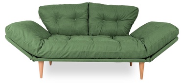 Диван-кровать Hanah Home 3-Seat Nina Daybed GR106, зеленый, 120 x 60 см x 40 см