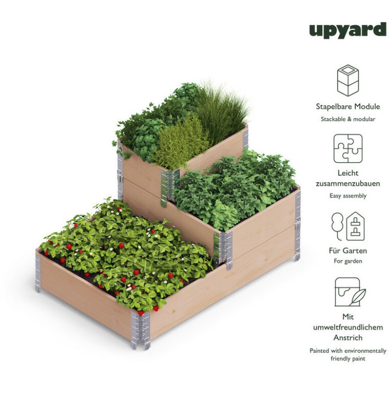 Paceļama dobe Upyard, 120 cm x 80 cm x 59.5 cm