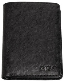 Piniginė Zippo Saffiano Vertical Wallet, juoda