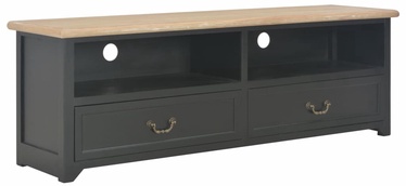 TV-laud VLX Wood 249908, must/puu, 1200 mm x 300 mm x 400 mm