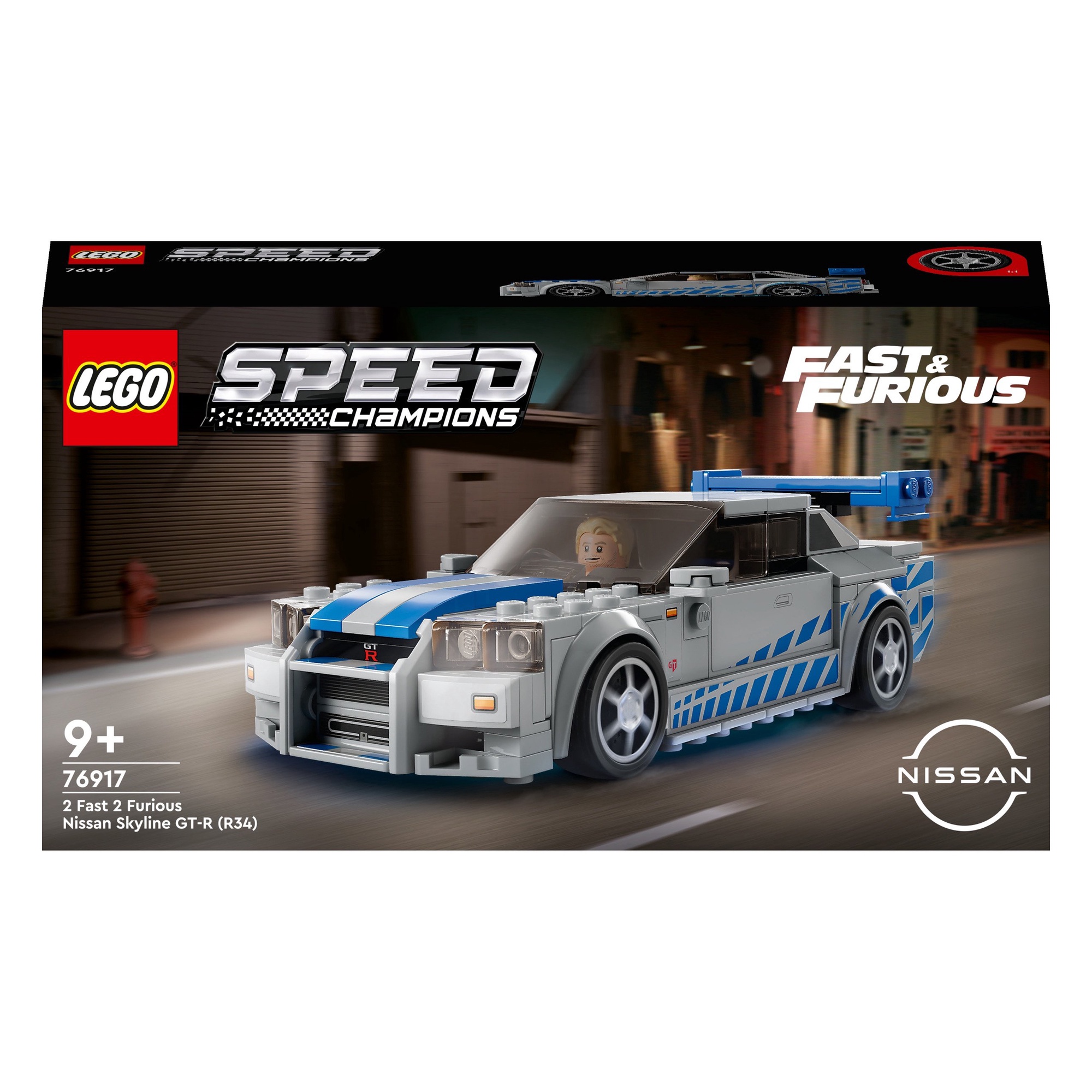 Konstruktors LEGO® Speed Champions 2 Fast 2 Furious Nissan Skyline 