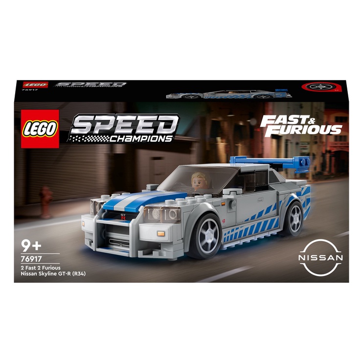 Konstruktor LEGO® Speed Champions 2 Fast 2 Furious Nissan Skyline GT-R 76917, 319 tk