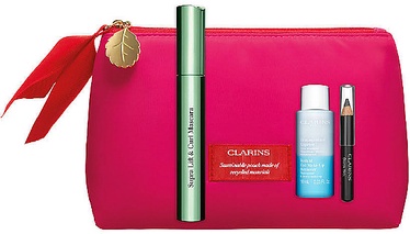 Ripsmetuši komplekt Clarins Supra Lift & Curl 01 Intense Black, 18 ml
