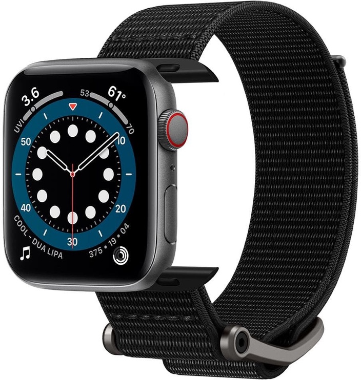 Ремешок Spigen DuraPro Flex Apple Watch All Series 45/44/42mm, черный