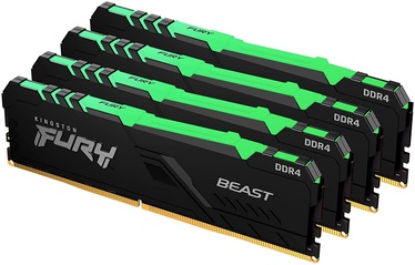 Operatyvioji atmintis (RAM) Kingston Fury Beast, DDR4, 32 GB, 3600 MHz