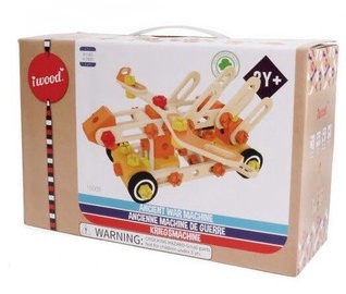 Konstruktors Iwood Wooden Building Blocks Mobile Machine, 87 gab.