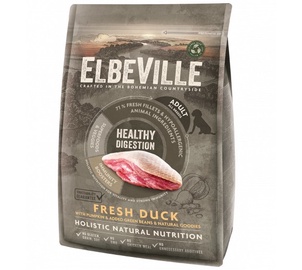 Kuiv koeratoit Elbeville Healthy Digestion Fresh Duck, pardiliha, 4 kg