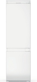 Встраиваемый холодильник Indesit INC18 T111, морозильник снизу