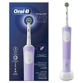 Elektrinis dantų šepetėlis Oral-B Vitality Pro, violetinis