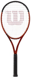 Теннисная ракетка Wilson Burn 100ULS V5.0 WR109110U2, черный/oранжевый