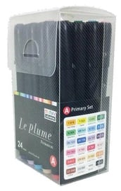Маркер Marvy Uchida Le Plume 3000-24A, многоцветный, 24 шт.