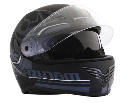 Motocikla ķivere Marushin 999 RS Comfort Laser, L, melna