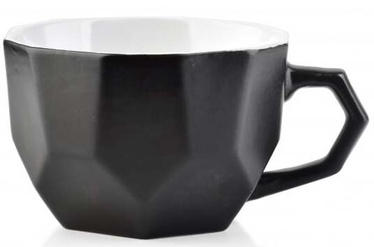 Krūzīte AffekDesign Sally Geo, melna, 0.45 l