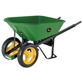 Kaherattaline käru Truper P7-SF-JD, teras, roheline, 120 l