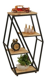 Журнальные столики Kalune Design 1049-2, коричневый/черный, 25 см x 38 см x 90 см