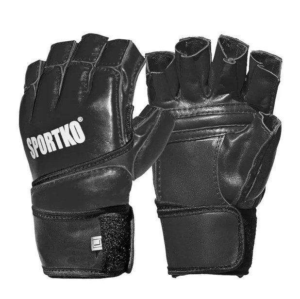 Перчатки для ММА SportKO PK4, черный, M