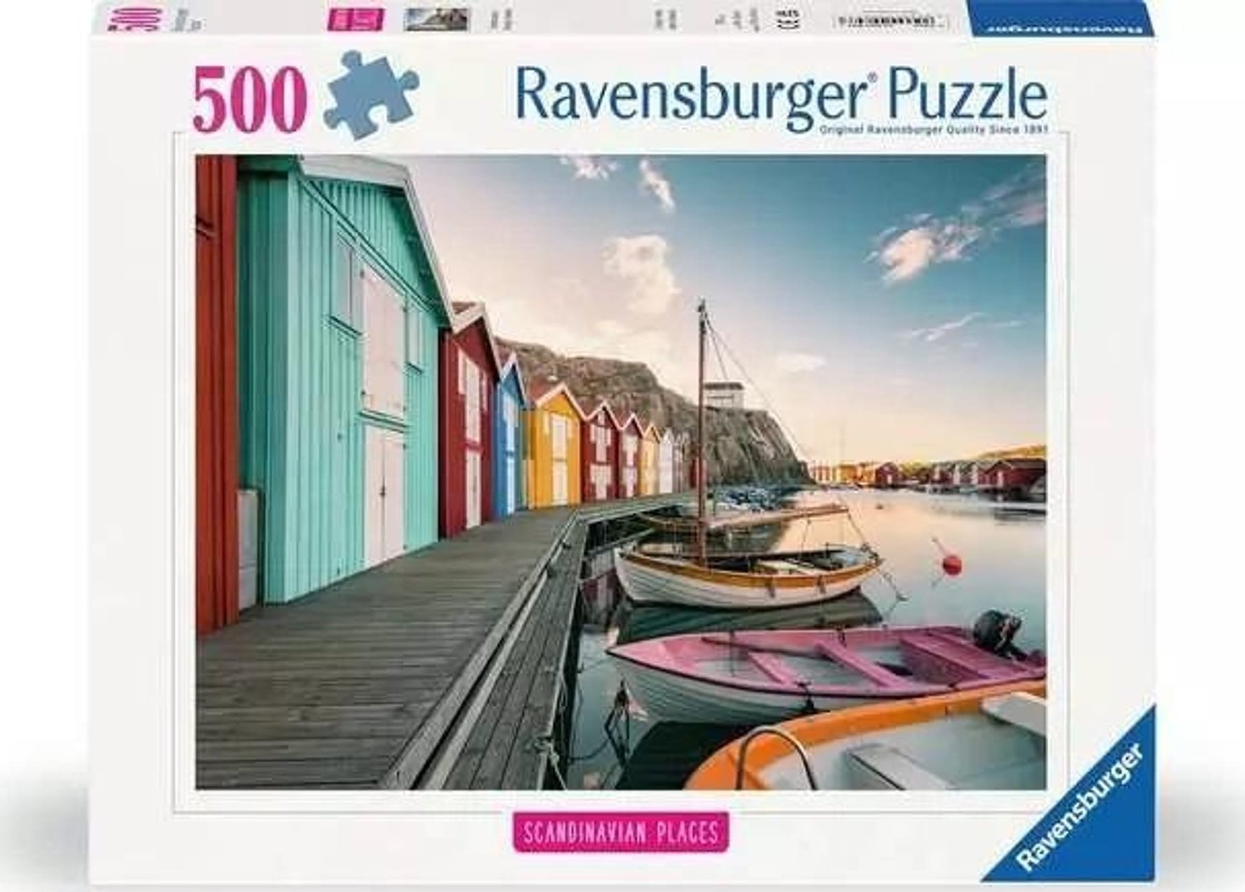 Puzle Ravensburger Scandinavian Places Boathouses In