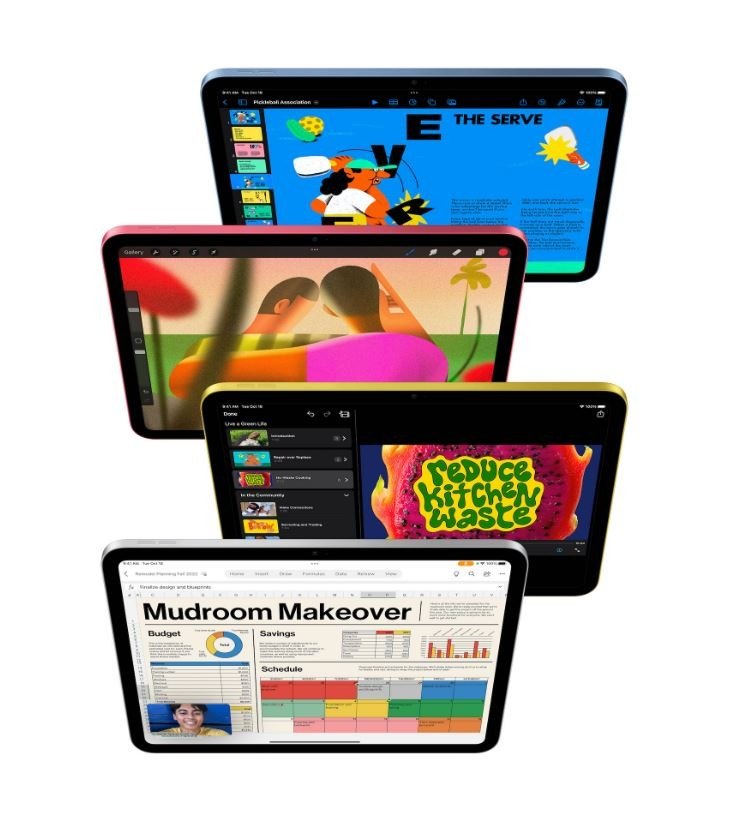 Tahvelarvuti Apple iPad 10 Gen MCMC4HC/A, 10.9", 4GB/64GB, roosa