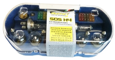 Autopirn Bottari Emergency Kit, Halogeenlamp, läbipaistev/punane, 12 V