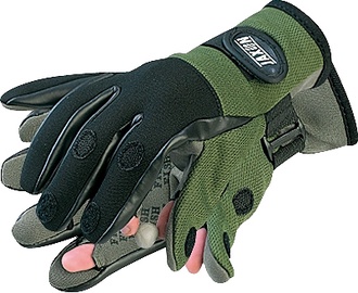 Cimdi Jaxon Neoprene AJ-RE102L, melna/zaļa, L