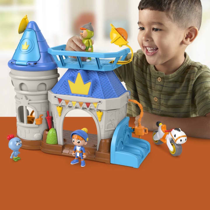 Комплект Fisher Price Gus The Itsy Bitsy Knight Castle Kingdom HGK33