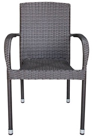 Садовый стул, темно коричневый, 64 см x 55 см x 94 см