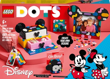 Konstruktor LEGO Dots Miki Hiire ja Minnie Hiire kooli tagasimineku karp 41964