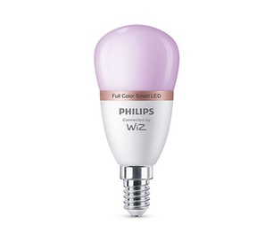Spuldze Philips Wiz LED, P45, daudzkrāsaina, E14, 4.9 W, 470 lm