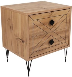 Ночной столик Kalune Design Luna, сосновый (поврежденная упаковка)