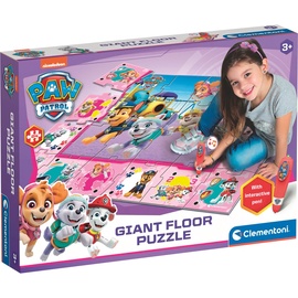 Interaktyvus žaislas dėlionė Clementoni Paw Patrol Giant Floor Puzzle, rožinė/įvairių spalvų