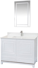 Комплект мебели для ванной Kalune Design Ohio 42, белый, 54 x 105 см x 86 см