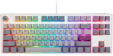 Клавиатура Ducky One 3 TKL Cherry MX Red EN, белый/серый/фиолетовый/светло-серый