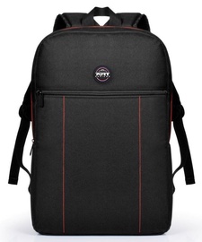 Portatīvā datora mugursoma Port Designs Premium Pack With Wireless Mouse, melna, 14-15.6"