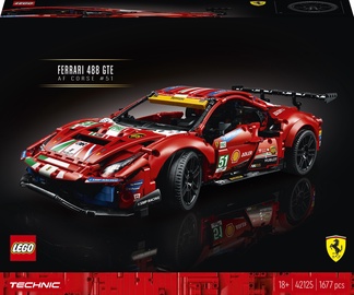 Konstruktors LEGO Technic Ferrari 488 GTE “AF Corse #51” 42125