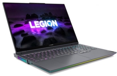 Ноутбук Lenovo Legion 7 16ACHg6, oбновленный, AMD Ryzen 7 5800H, 32 GB, 512 GB, 16 ″, Nvidia GeForce RTX 3070, черный