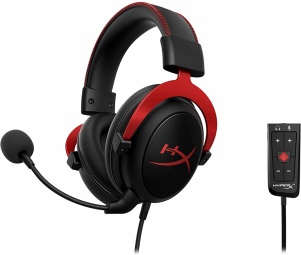 Игровые наушники HyperX KHX-HSCP-RD, черный/красный