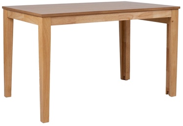 Pusdienu galds Home4you Cooper, ozola, 120 cm x 75 cm x 75 cm