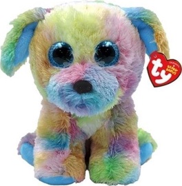 Pliušinis žaislas Meteor TY Colorful Dog, įvairių spalvų, 15 cm