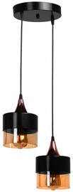 Lampa griesti Opviq Sahra 2 Li Tepsili Sarkıt Siyah, 60 W, E27