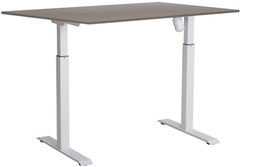Компьютерный стол регулируемая высота Sun-flex EasyDesk Adapt II, белый/серый