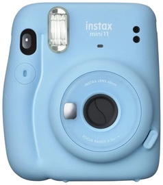 Kiirkaamera Fujifilm Instax Mini 11 Sky Blue + Instax Mini 10 Sheets + Case + Album