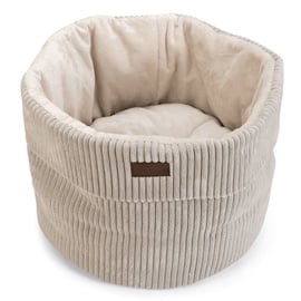 Кровать для животных Designed by Lotte Basket Ribbed, светло-серый, 50 см x 50 см