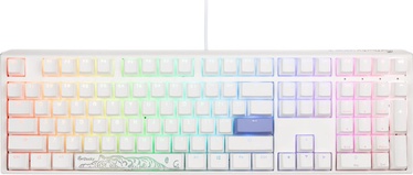 Klaviatuur Ducky One 3 Classic Cherry MX SPEED RGB Silver Inglise (US), valge