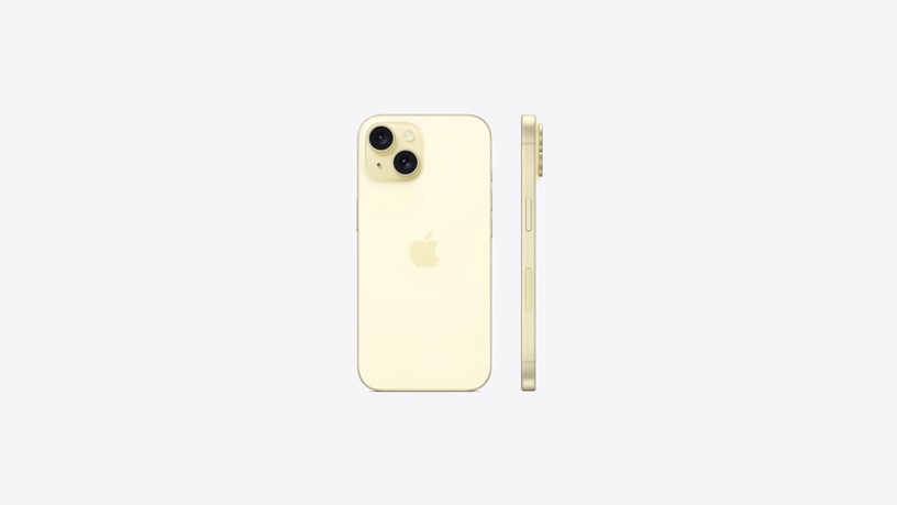Mobiiltelefon Apple iPhone 15, kollane, 6GB/512GB