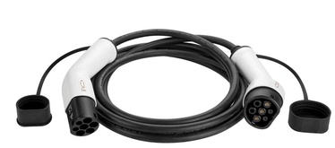 Lādētājs EV+ Charging Cable Type 2, melna