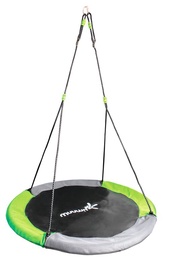 Ligzdas šūpoles Muuwmi Nest Swing 601, 110 cm, zaļa/pelēka